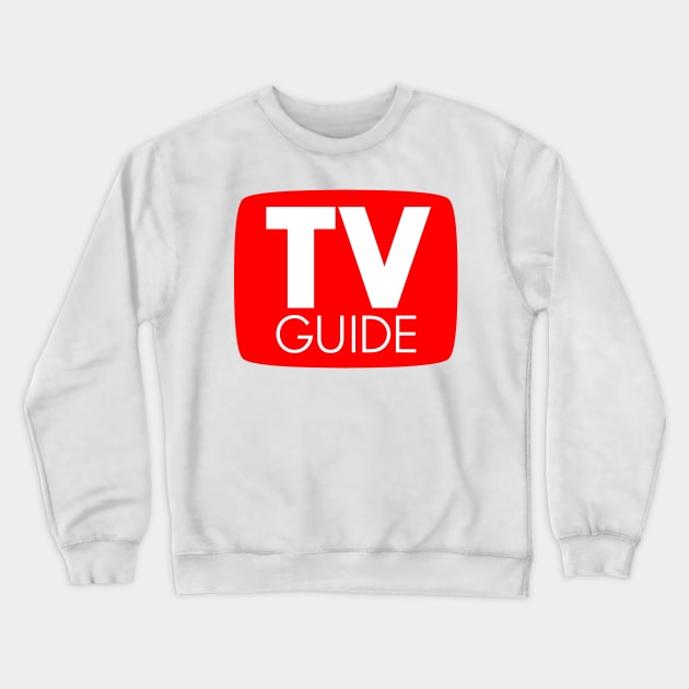 TV Guide Logo Crewneck Sweatshirt by Sudburied